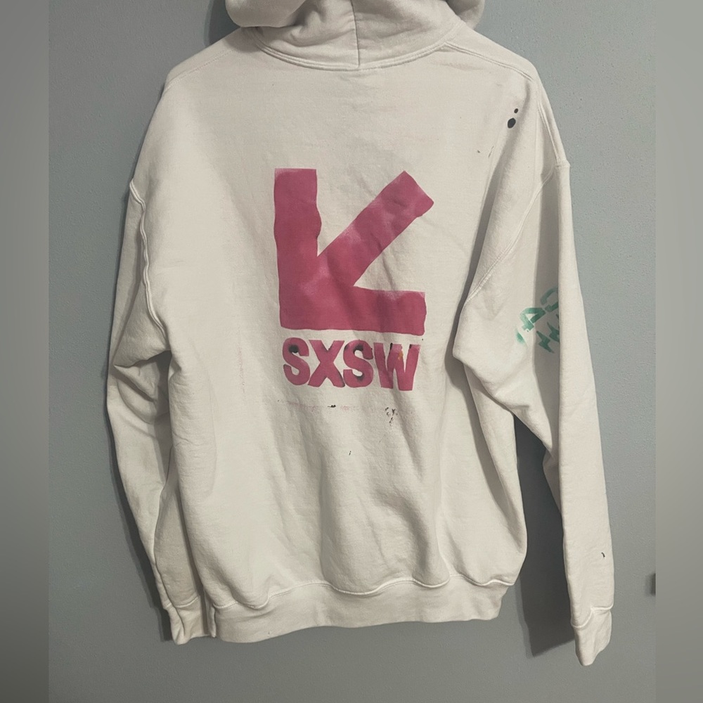 Vintage SXSW Spray Paint Hoodie